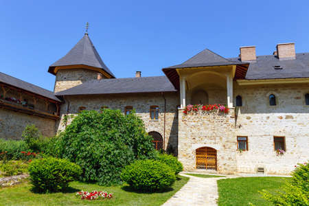 The Sucevita Monastery is a Romanian Orthodox monastery situated in the commune of Sucevita, Suceava County, Moldavia, Romaniaのeditorial素材