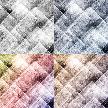 geometric grunge colorful backgrounds with squaresの写真素材