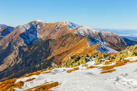 Winter view of High Tatra Mountains, Polandの写真素材