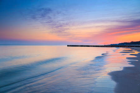 Beautiful long exposure sunset shot