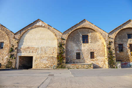 View of the old port  in Chania, Crete, Greece
