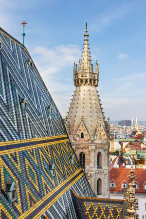 St. Stephen's Cathedral in Vienna, Austriaの写真素材