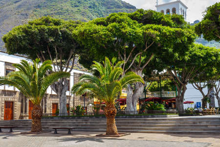 Garachico, Tenerife Island, Spain, 08 JUNE 2015: Street of Garachico Town on Tenerife Island, Canary, Spainのeditorial素材
