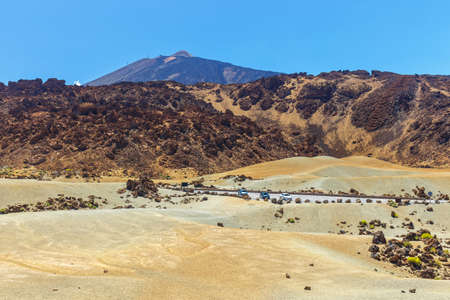 El Teide Volcano in Tenerife, Canary Islands, Spainの写真素材