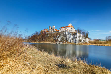 Benedictine monastery in Tyniec near Cracow, Polandの写真素材