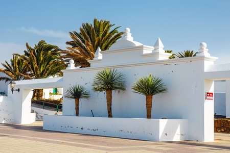 View of the city center of Teguise, former capital of the island of Lanzarote