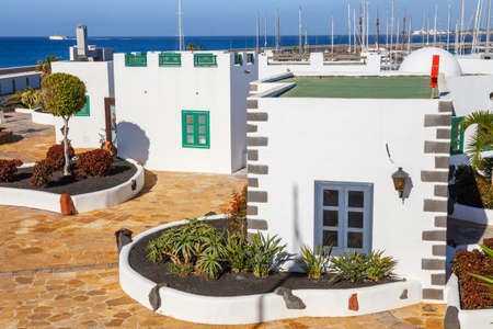 Marina Rubicon in Playa Blanca, Lanzarote, Canary Island, Spainのeditorial素材