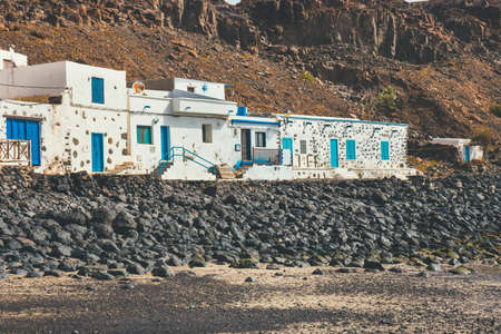 Pozo Negro, small fishing village on Fuerteventura, Canary Island, Spainの写真素材