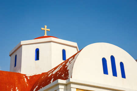 Beautiful chapel on the coast near Pacheia Ammos on Crete, Greeceのeditorial素材
