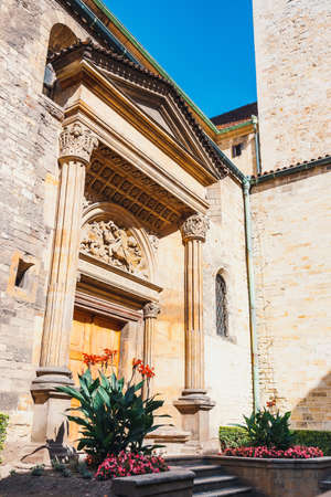 close up of the doors, Prague castle, Czech Republic, Czechiaのeditorial素材