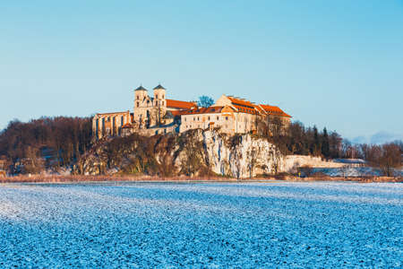 Benedictine monastery in Tyniec near Krakow, Polandの写真素材