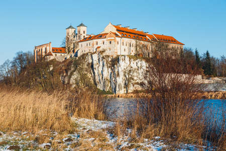 Benedictine monastery in Tyniec near Krakow, Polandの写真素材