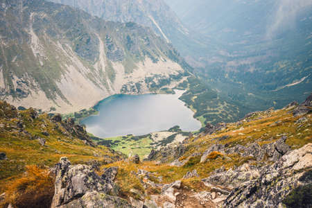 View of High Tatra mountains in Poland
