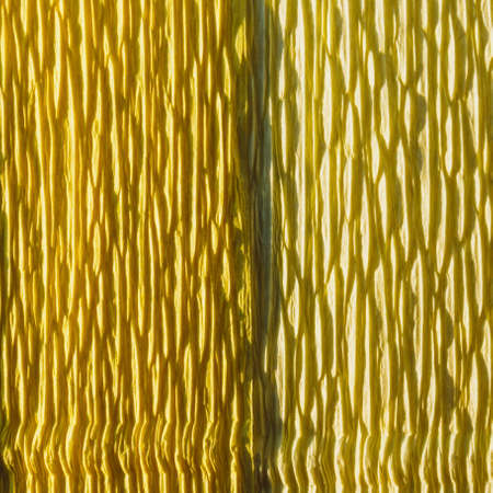 Close up of color corrugated paper background