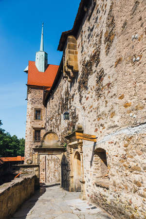 Czocha castle, defensive castle in the village of Czocha in southwestern Polandのeditorial素材