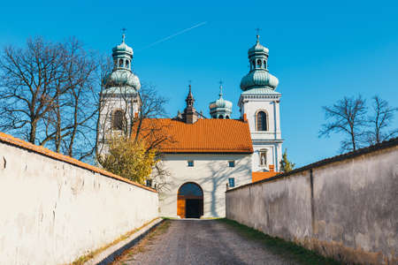 Camaldolese monastery on the hill in Bielany, Krakow, Polandの写真素材