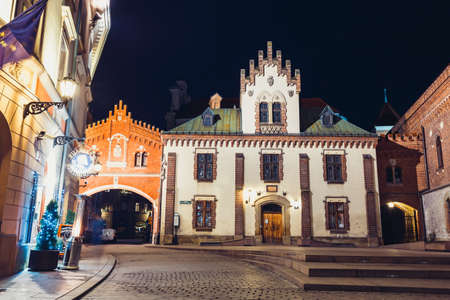 Krakow, Poland, December 15, 2017: Czartoryski Museum and Library founded in 1796 and located in Old Town of Krakow since 1876.のeditorial素材