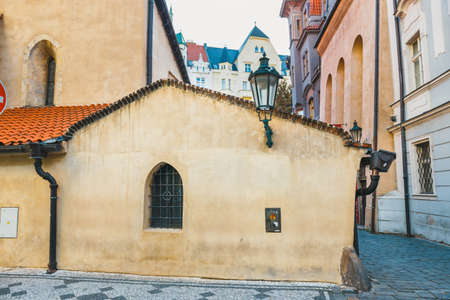 Josefov is a Jewish quarter of Prague in Czech Republicの写真素材