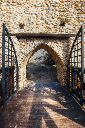 Ruins of Smolen castle near Pilica, Polandの写真素材