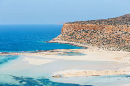 Beautiful Balos beach on Crete Island, Greeceの写真素材