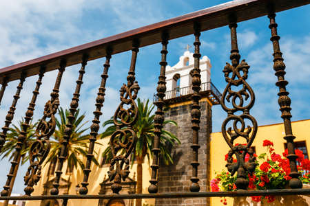 Architectural detail in Garachico, Tenerife, Canary Islands, Spainの写真素材