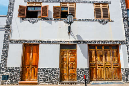 Architectural detail in Garachico, Tenerife, Canary Islands, Spainの写真素材