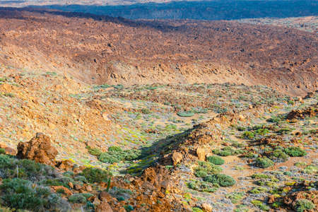 Landscape of Volcano El Teide in The National Park of Las Canadas del Teideの写真素材