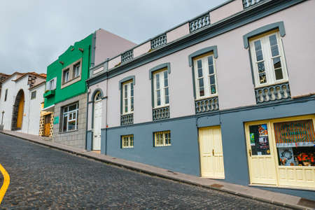 La Orotava, Tenerife, Spain, June 11, 2015: Architecture of La Orotava town, Tenerife Island, Spainのeditorial素材