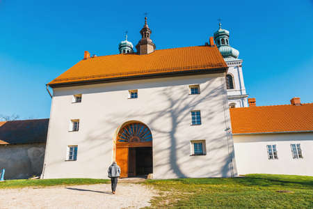 Krakow, Poland - November 04, 2017: Camaldolese monastery on the hill in Bielany, Krakow, Polandのeditorial素材