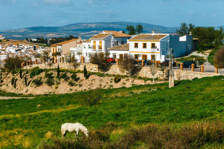 Historic village of Antequera in Andalusia, Spainの写真素材
