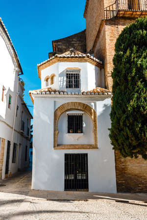 Plaza Duguesa de Parcent square in Ronda, Andalusia, Spain