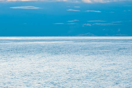 Sunset on the beach, Spainの写真素材