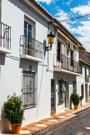 Mijas, charming white village in Andalusia with white houses, Spainの写真素材