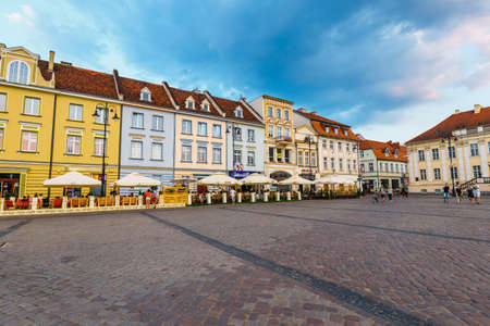 Bydgoszcz, Poland, May 31, 2018: Old town in Bydgoszcz. Bydgoszcz is architecturally rich city, with neo-gothic, neo-baroque, neoclassicist styles present, for which it earned a nickname Little Berlinのeditorial素材