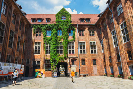 Torun, Poland - June 01, 2018: Main square in old town of Torun. Torun is birthplace of the...