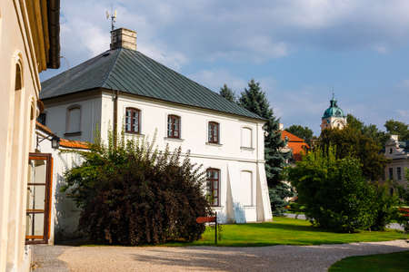 Zamoyski Palace in Kozlowka. It is a large rococo and neoclassical palace complex located in...