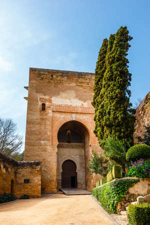 Gate of Justice (Puerta de la Justicia), gate to Alhambra complex in Granada, Spain