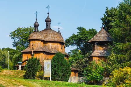 Lublin, Poland, September 01, 2018: An old Orthodox church in open air museum in Lublin, Polandのeditorial素材