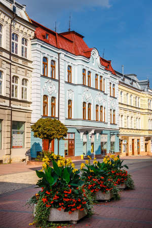 Tarnow, Poland, August 19, 2018: Renaissance town hall on market square in Tarnow.のeditorial素材