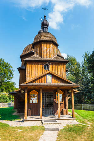 Lublin, Poland, September 01, 2018: An old Orthodox church in open air museum in Lublin, Polandのeditorial素材