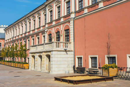 view of medieval royal castle in Lublin, Polandのeditorial素材