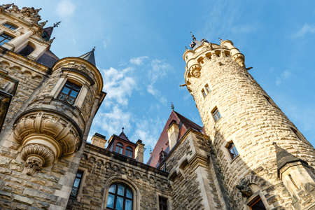 Moszna Castle, historic palace located in a village of Moszna, Upper Silesia, Polandのeditorial素材