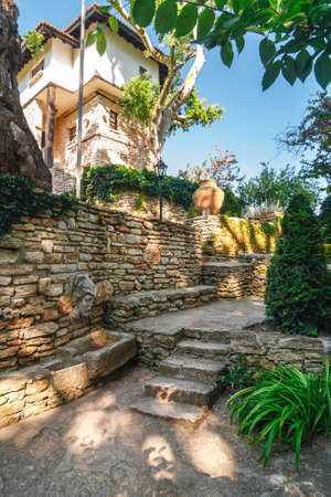 Balchik Palace of the Romanian Queen Maria. Tourist destination in the Bulgarian Black Seaのeditorial素材