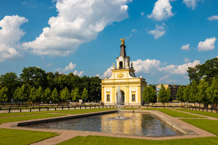 Bialystok, Poland, June 8, 2019: Gate to Branicki palace in Bialystok, Polandのeditorial素材