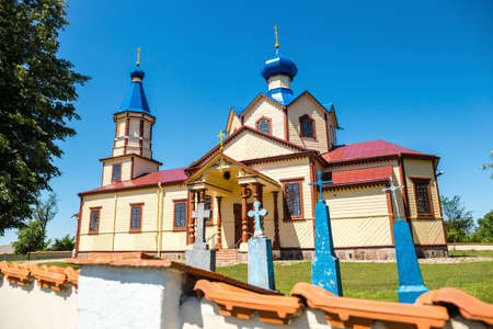 Orthodox church of St. James the Apostle in Losinka. Polandの写真素材