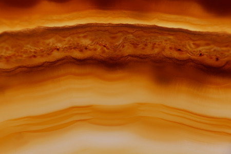 Extreme macro of orange agate mineral
