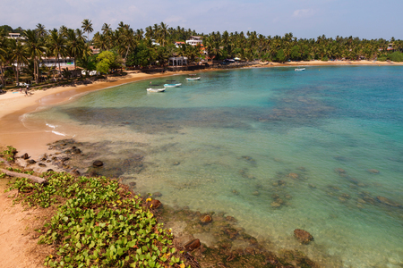 Indian ocean around Mirissa, Sri Lankaの写真素材