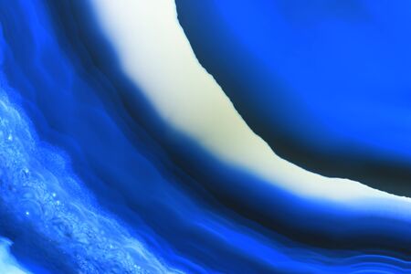 Abstract background, blue agate slice mineralの写真素材