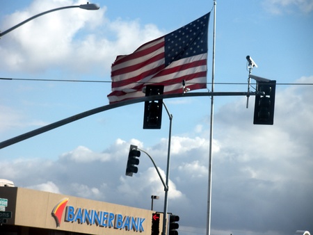 SPOKANE/WASHINGTON STATE /USA _Banner Bank branch 7 March 2011   のeditorial素材
