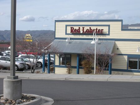 LEWISTON/IDAHO/USA _ Red Lobster chian restaurant 12 March 2011       のeditorial素材
